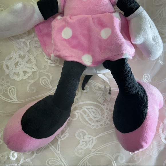 🎀 Disney Minnie Mouse Plush Doll 21.5” Pink Polka Dot Dress – New w/ Tags 🎄 - Picture 5 of 7